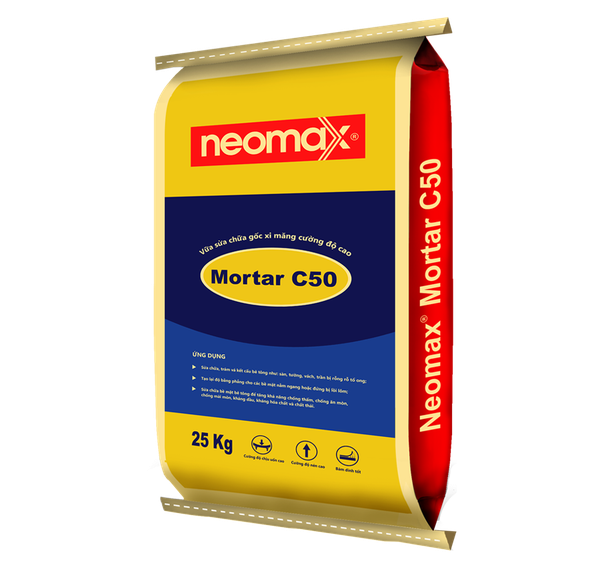 Neomax Mortar C50 – Vữa sửa chữa bê tông một thành phần